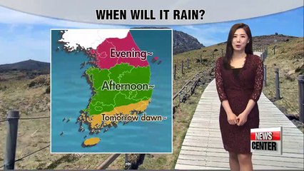 Mildest day of the season tomorrow with rain in the forecast