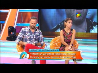 La tia de Barbie Velez confirma la violencia de Fede Bal 2