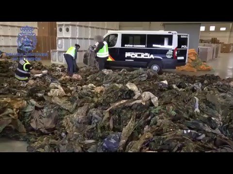 La Policía incauta 20.000 uniformes militares que iban destinados a grupos yihadistas