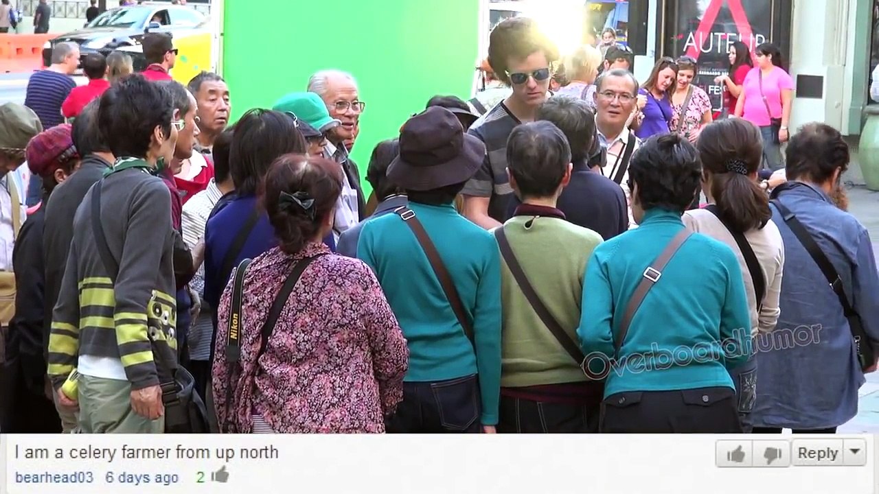 REAL LIFE YOUTUBE COMMENTS PRANK IN HOLLYWOOD (Garrett @Overboardhumor)