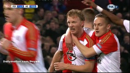 Henriksen M. (Own goal) HD - Feyenoord 1-0 Alkmaar - 03-03-2016