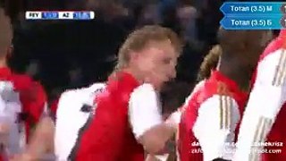 Markus Henriksen 1-0 Own Goal HD - Feyenoord 1-0 AZ Alkmaar 03.03.2016 HD -