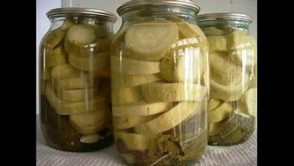 Соленые кабачки