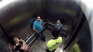 ELEVATOR SECURITY PRANK (Garrett @Overboardhumor)