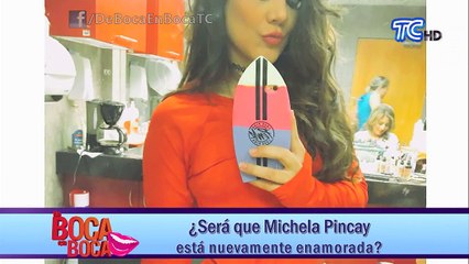 ¿Será que Michela Pincay está nuevamente enamorada?