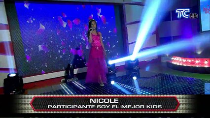 Participación de Nicole en Soy el mejor kids 3 Marzo 2016