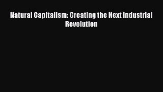 Read Natural Capitalism: Creating the Next Industrial Revolution Ebook Free