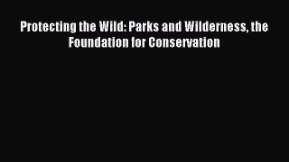 Read Protecting the Wild: Parks and Wilderness the Foundation for Conservation Ebook Free