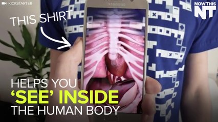 "Virtuali-Tee" Lets You See Inside The Human Body