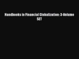Read Handbooks in Financial Globalization: 3-Volume SET Ebook Free