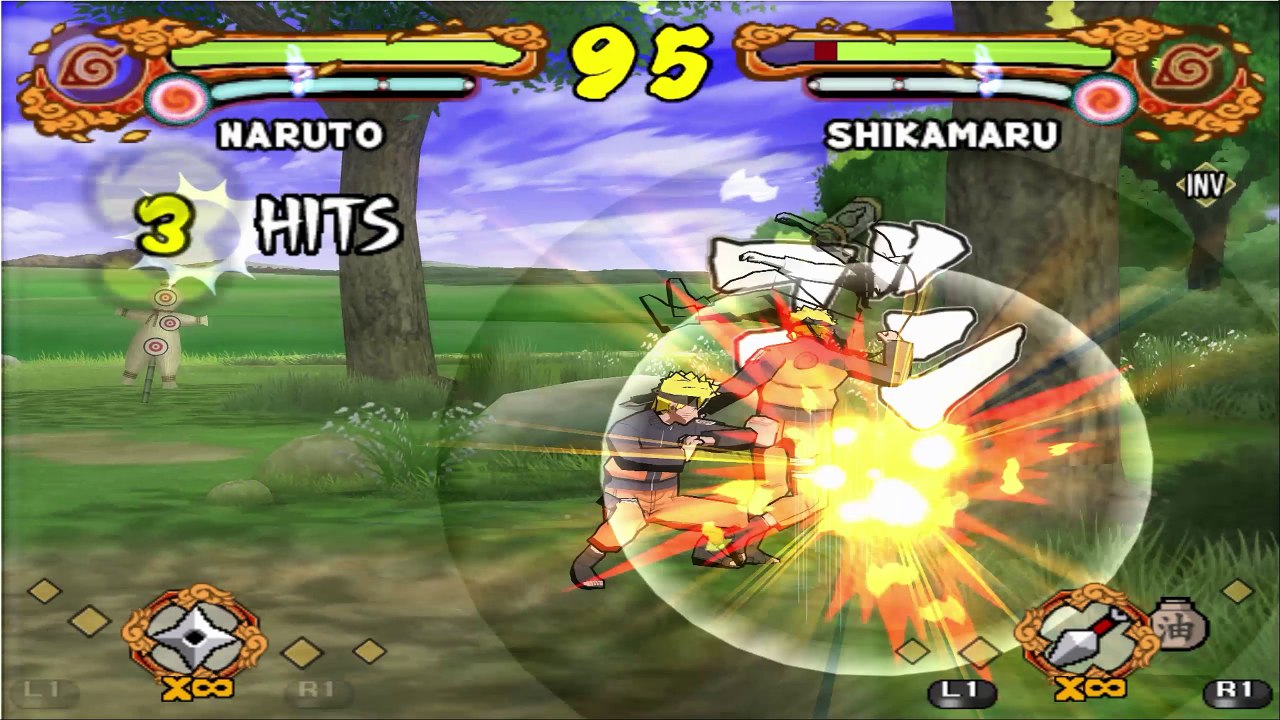 NARUTO SHIPPUDEN Ultimate Ninja 4 - Naruto VS Shikamaru