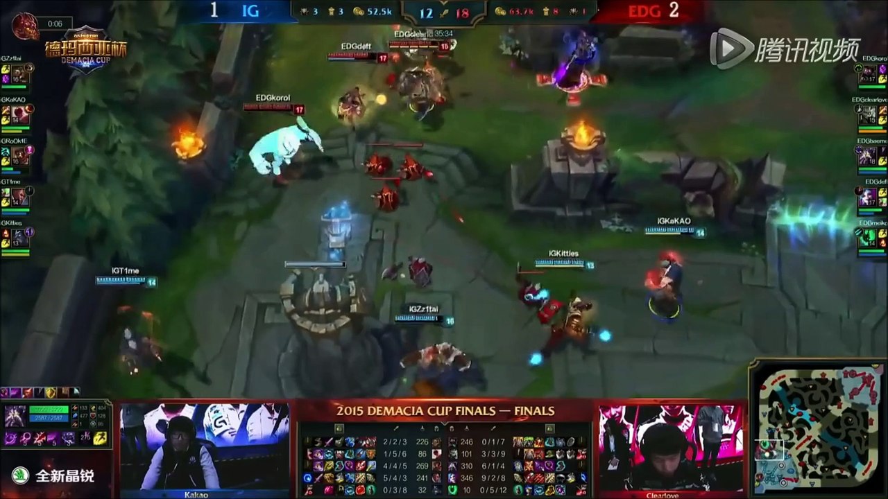 IG vs EDG TeamFight 9 Demacia Cup 2015
