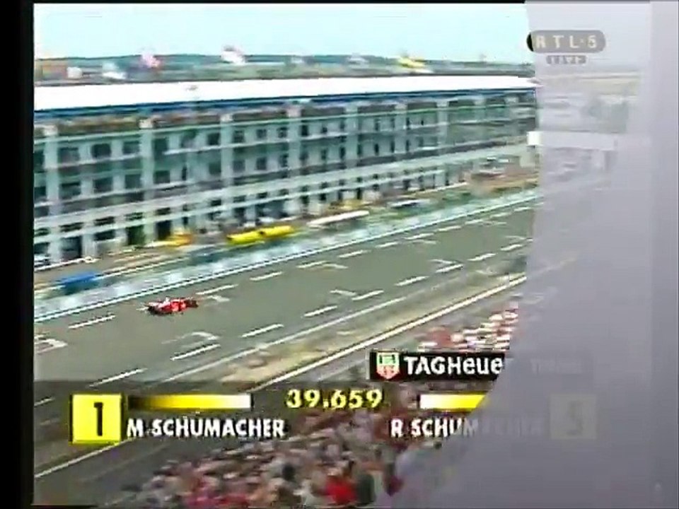 Schumacher 5 times World champion! France 2002