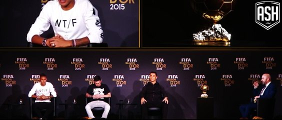 Cristiano Ronaldo - I would like to have Messi's left foot FIFA Ballon d'Or 2015