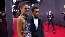 Dani Alves and Iniesta on Red Carpet at FIFA Ballon d'Or 2015