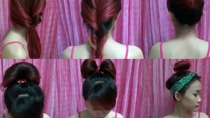Hairstyles - how beautiful hairstyle super fast, easy