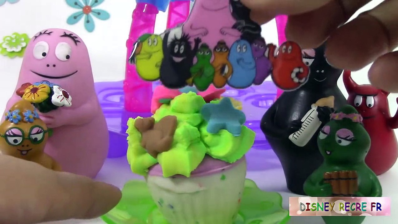 Pâte à modeler play doh Tour à cupcakes Barbapapa ♥Play Doh Cupcake tower