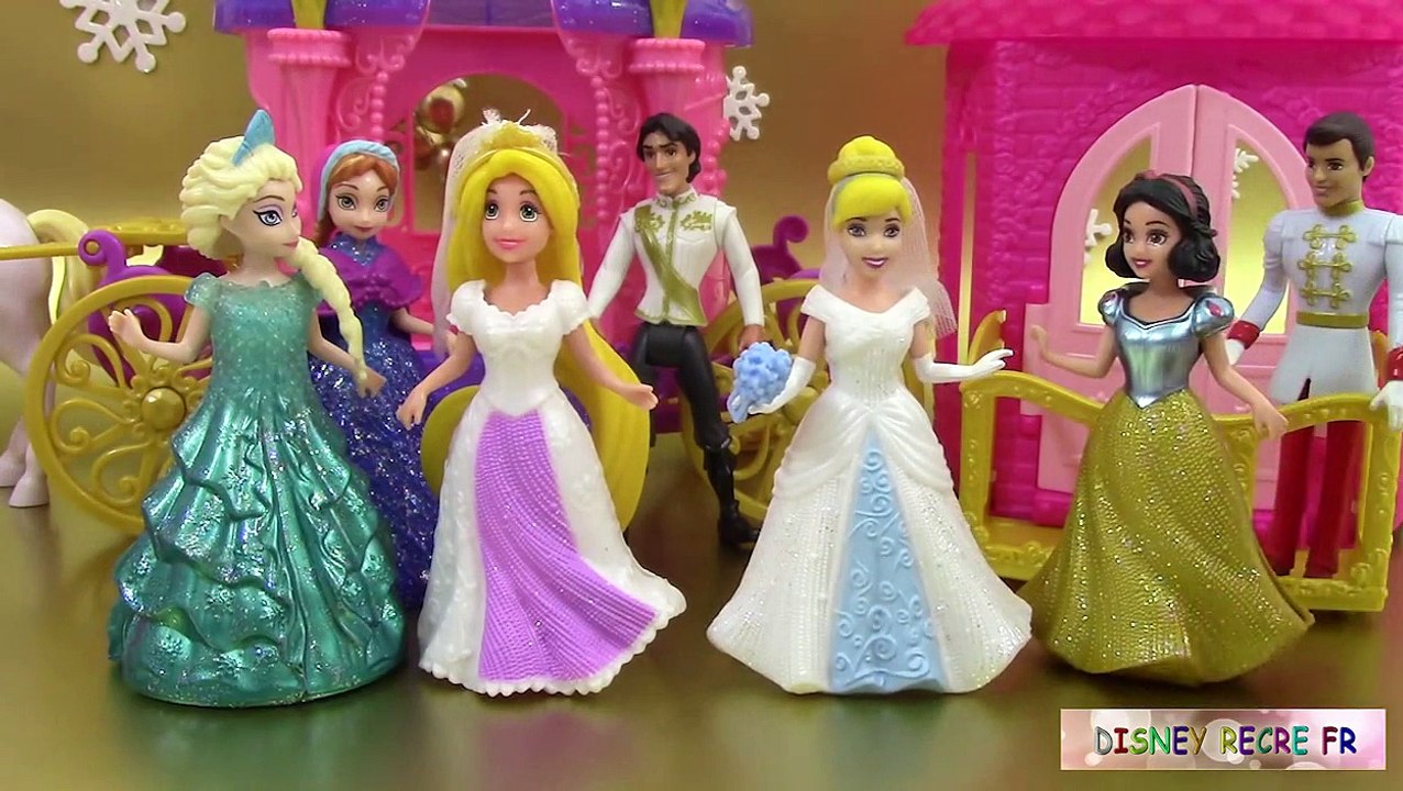 Pâte à modeler Princesse Poupées Magiclip Raiponce Cendrillon Coffret Mariage Reine des neiges