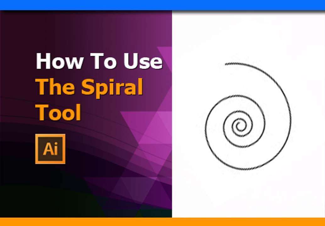 How To Use The Spiral Tool (Adobe Illustrator Tutorial)