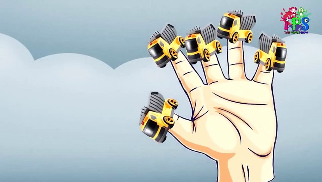 Monster Trucks Cartoon For Children | Finger Family Nursery Rhymes | Trucks Cartoon Toys f