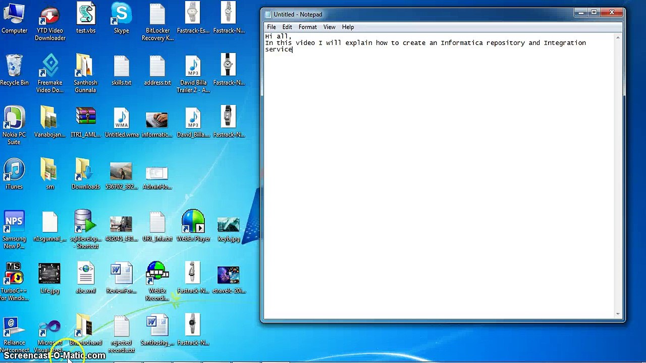 Informatica Repository and Integration service creation
