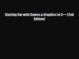[PDF Download] Starting Out with Games & Graphics in C   (2nd Edition) [PDF] Full Ebook