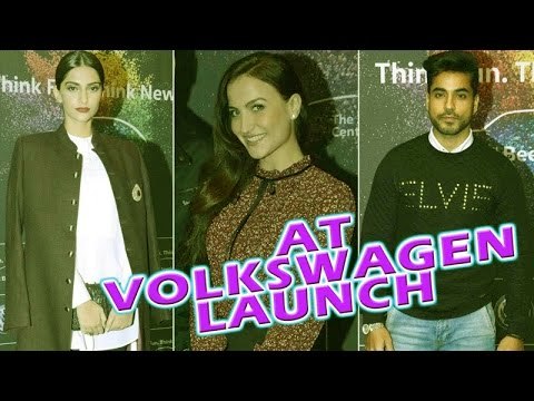 Sonam Kapoor, Elli Avram, Gautam Gulati @ Volkswagens Car Launch