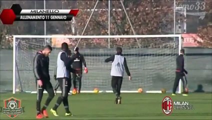 Milan training session 11.01.2016