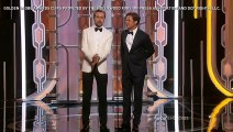 Brad Pitt and Ryan Gosling joke at Golden Globes 2016