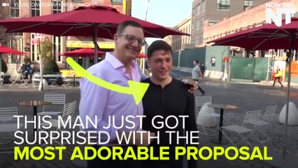 Watch An Adorable Flashmob Proposal In NYC