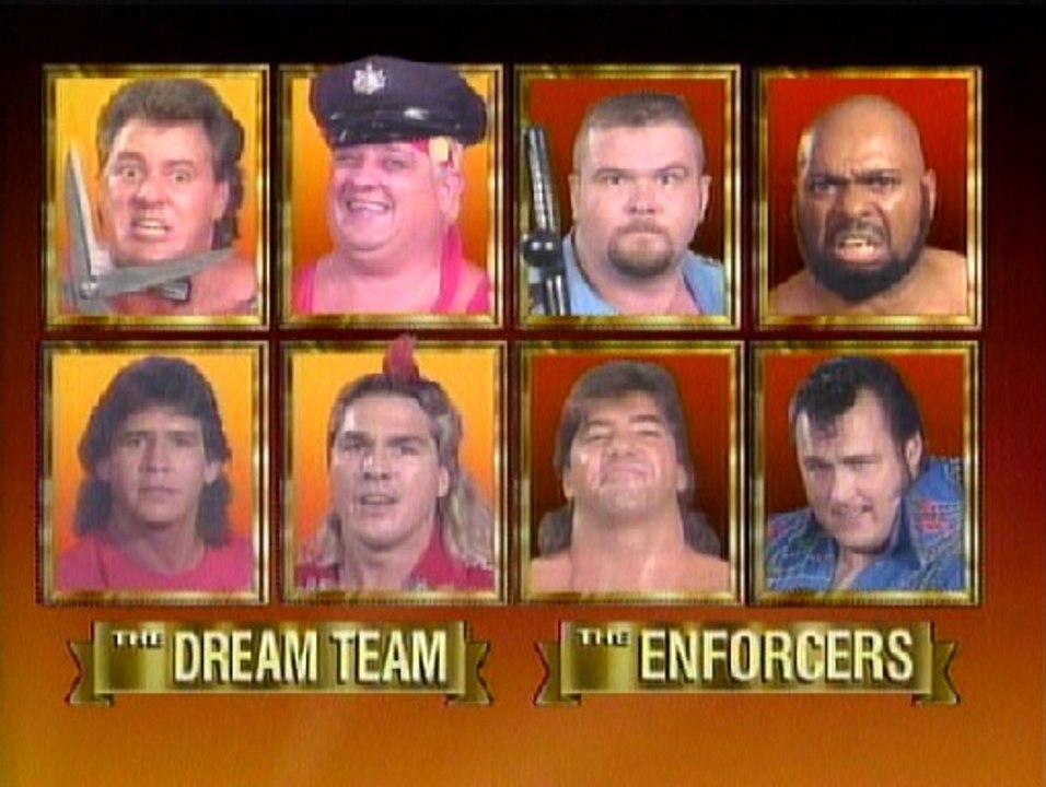WWF Survivor Series 1989 - Team Rhodes Vs. Team Boss Man