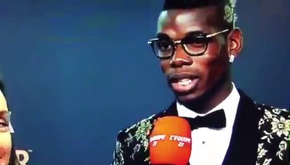 VIDÉO : la réaction de Paul Pogba après le Ballon d'OR !