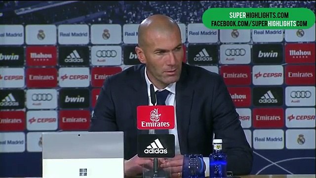 Zinedine Zidane en rueda de prensa tras la victoria frente al Deportivo 5-0 (Latest Sport)