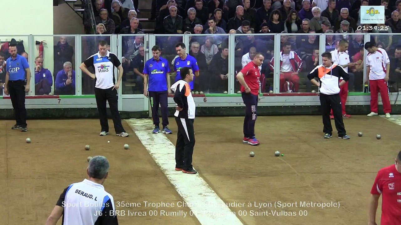 Première partie, 35ème Trophée Charles Béraudier, Sport Boules, Lyon Sport Métropole 2016