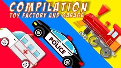 Toy Garage | Toy Factory | Tow Trucks | kids video | baby video