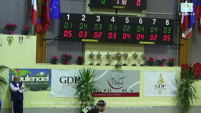 Seconde partie, 35ème Trophée Charles Béraudier, Sport Boules, Lyon Sport Métropole 2016