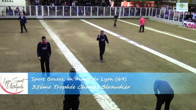 Barrage 1 sur 2, 35ème Trophée Charles Béraudier, Sport Boules, Lyon Sport Métropole 2016