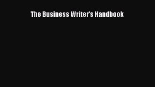 The Business Writer's Handbook [Read] Full Ebook