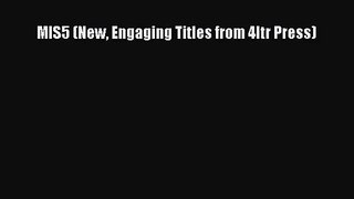 MIS5 (New Engaging Titles from 4ltr Press) [Download] Online
