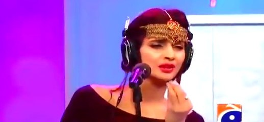 Saba Qamar Parody Gul Panra In Really Beautiful Way 2015 Video