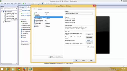 how to increase virtual hard disk file size in vmware workstation