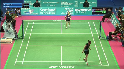 Badminton - Kirsty Gilmour vs Ayumi Mine (WS, QF) - Scottish Open 2015