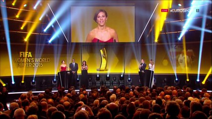 Carli Lloyd, Jugadora Mundial de