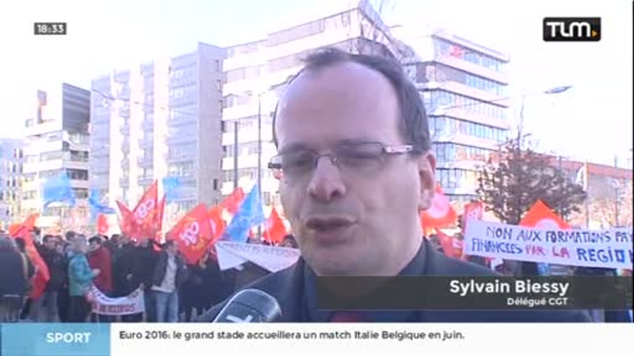 Manifestation des salariés de la SEPR