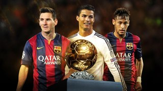 Équipe de l'année 2015 Cristiano Ronaldo Messi Neymar
