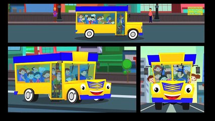 Babies Wheels On The Bus | Kids Songs And Nursery Rhymes For Childrens
