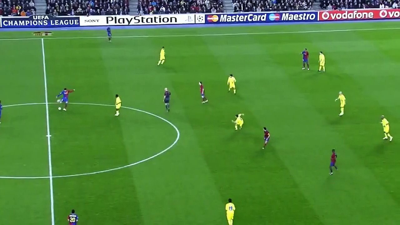 Messi vs l'OL 2008 2009