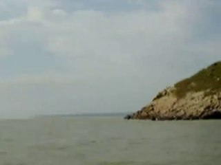 semi rigide dans la baie