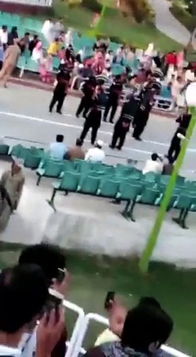 Pakistan india  wagah border parade 2016