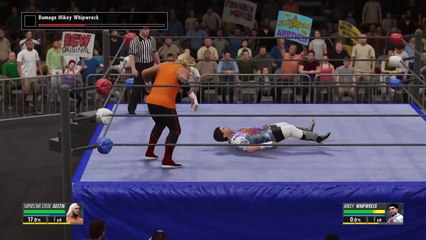 Stone Cold Steve Austin vs Mikey Whipwreck CNZ 2K16: 2K Showcase Austin 3:16 Part 17